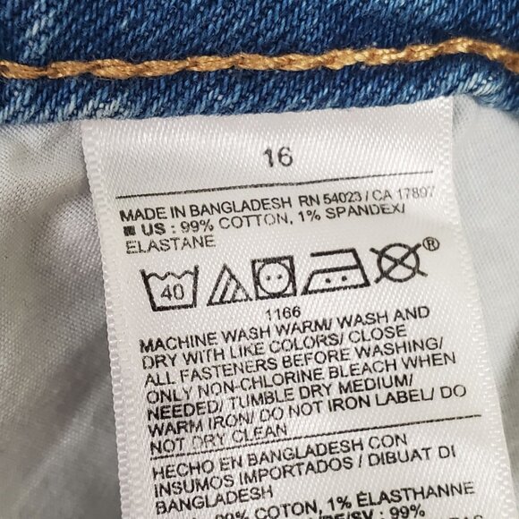 Old Navy Women Sz 16 Jeans Extra High Rise Wide Leg Denim Secret Smooth Pockets - Picture 10 of 10